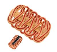 Veemoon Elegant Traditional Chinese Bamboo Hairpin Vintage Decorative Hair Clip with Chinese Knot for Hanfu Qipao Bride Cosplay Lightweight Skin-friendly Red Barrettes for Classic Updos