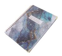 Veemoon English Coil Notebook Portable Weekly Planner with Divider Pages Spiral Flip Notepad for Students and Office Scheduling Lightweight Decorative Writing Journal