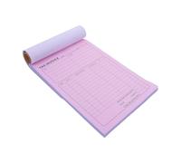 Veemoon English Receipt Book Pages Small Business Invoice Pad Bill Record Keeping Purchase Order Book Canary