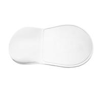 Veemoon Ergonomic Gel Mouse Pad with Transparent Silicone Wrist Rest Non-slip Base for Office Laptop Home Use Lightweight Portable Wrist Support Cushion for Comfortable Computer Work