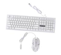 Veemoon Ergonomic Luminous Mechanical Keyboard Mouse Set Stylish Gaming Combo for Gamers High End Wear Resistant Material Non Conflict Design for Use