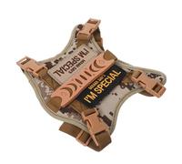 Veemoon Escape Cat Tactical Chest Vest Harness Adjustable Padded Pet Harness with Secure D-ring Leash Hook for Adult Cats Walking Traveling Outdoor Adventures