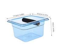 Veemoon Espresso Coffee Knock Box with Large Capacity Non Slip Base Coffee Grounds Bin for Home and Kitchen Knock Container for Espresso Grounds Disposal