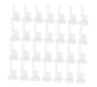 Veemoon Essential Oil Bottle Inner Dropper Cap 200pcs 18mm Screw Thread Plastic Sealing Plug Replacement for 5-100ml Oil Bottles, Leak-proof Insert for Aromatherapy and Diy Bottling