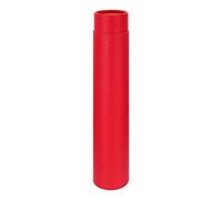 Veemoon Extendable Red Art Storage Tube 35-62Cm with 6Cm Inner Diameter, Portable Cylinder Document Holder for Posters and Paintings, Telescopic Paper Poster Tube for Artists and Students