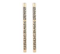 Veemoon Eyebrow Pencil 2Pcs Brown Wooden Brow Brush Pen with Paste for Soft Definition Suitable for Daily Makeup Random Style