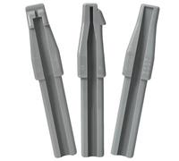 Veemoon Eyebrow Pencil Sharpener Aid 3pcs Gray Duckbill Design Makeup Marker Sharpener Tools for Precise Eyebrow and Lip Pencil Sharpening Suitable for Travel and Daily Use