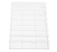 Veemoon Eyeshadow Palette Storage Box Multi-grid Compartments for Tabletop Makeup Organization Made of Material for Home Cosmetic Storage