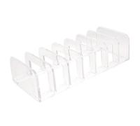 Veemoon Eyeshadow Palettes Organizer Countertop Organizer with Seven Slots Ps Makeup Palettes Holder for Cosmetics Storage on Dressers and Shelves