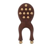 Veemoon Facial Acupressure Roller with Brass Beads Scarab Acupressure Tool | Face Trigger Point Massager Tool, Facial Skin Care Tools for Sculpting and Contouring