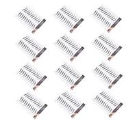 Veemoon False Eyebrows Cosmetics Waterproof Eyebrow Stickers 12Pcs 6D Natural-Looking Brow Sticker Temporary Tattoo for Daily Use