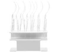 Veemoon False Eyelashes Applicator Stick Holder Tool Display Rack 5.11x2.67x1.77in Sl legant Plastic Lash Extension Holder Storage and Organization for Personal Use and Makeup Studios