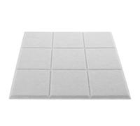 Veemoon Felt Reminder Notice Board with Strong Adhesive and Modern Artistic Style, 1pcs Felt Wall Decoration for Decorating Classroom Or Home Office, Not Easy to Fall Off Grey Memo Board