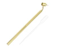 Veemoon Fine Line Paint Applicator Pen for Professionals and Hobbyists | 0.5mm Precision Fluid Writer, Golden Aluminium and Plastic Build, Smooth Writing for Signatures, Artistic Creations