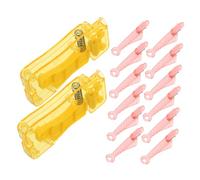 Veemoon Fish Style Automatic Sewing Needle Threader Quick Threading Tool for Hand Sewing and Machines Lightweight Portable DIY Threader with Pink Small Fish for Enhanced Precision