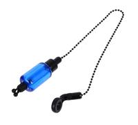 Veemoon Fishing Rod Bite Alarm Indicator, Blue Soft Chain Tensioner without Light, Professional Fishing Accessory for Sea and Freshwater Angling