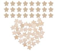 Veemoon Five-Pointed Star Beads Making Bracelet Making for DIY Crafts 100pcs Wooden and Creativity Development Chic Beige Beads for Jewelry