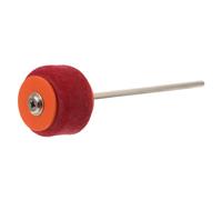 Veemoon Flat Felt Drum Beater for Bass Drum Pedal with Metal Construction and Enhanced Rebound Suitable for Studio and Stage Use and Beginners