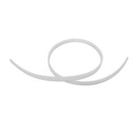 Veemoon Flexible LED Strip Light Diffuser Channel 15Mm PVC Soft Curved Cover for Wall Mount, White LED Light Strip Track Cover for Kitchen and Living Room Lighting