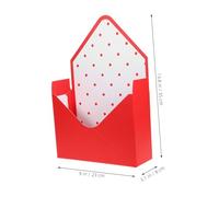 Veemoon Flower Wrapping Boxes for Easy to Store and Carry 9pcs Envelope Shape Made of Paperboard with Assorted Colours for Flower Arrangement and Table Decoration