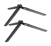 Veemoon Foldable Tabletop Camera Tripod Stand 2pcs for Streaming and Video Recording with 1/4 Inch Screw Compatible with Projectors and Smartphones