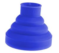 Veemoon Folding Hair Dryer Diffuser Portable Silicone Attachment for Home and Salon Use Easy to Store for Curly and Wavy Hair Compact Travel Accessory Blue