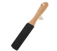 Veemoon Foot File Callus Remover Wood Pedicure Double-Sided Ergonomic Design Practical Style for Elders Men Use at Home in Wet Condition