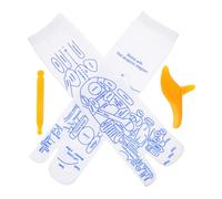 Veemoon Foot Pressure Point Massager Socks Set with Acupressure Therapy Tools Men's Reflexology Socks for Relaxation Includes Trigger Point Sticks for Home and Travel Use