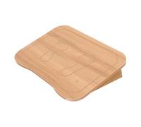 Veemoon Footrest Under Desk Step Footstool Khaki Plastic Artificial Board Smooth Surface Support Naturally Straight Back Fashion Versatile Style Under Desk Office