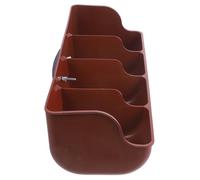 Veemoon Four-hole Young Swine Manger Plastic Feeding Trough Composite Material Livestock Feeder for Swine Farming Equipment