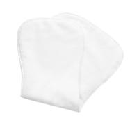 Veemoon Four-Layer Washable Adult Diaper with Sticky Strap Foldable High-Absorbency Fiber Nappy for Incontinence Reusable Cloth Napkin for Elderly and Patients White