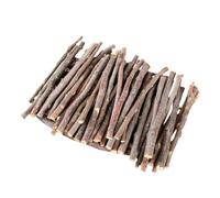 Veemoon Fruit Chew Sticks for Small Animals, 200g Wooden Molar Treats | Coffee Colour, Travel and Home Use, Suitable for Chinchillas and Squirrels, Supports Active Chewing