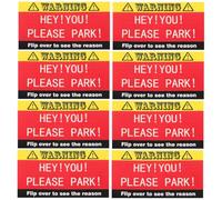 Veemoon Funny Parking Violation Cards Humorous for Cars 100pcs with Effective Reminder and Convenient Usage, Humorous Warning Stickers Warning Stickers Suitable for Commercial Parking