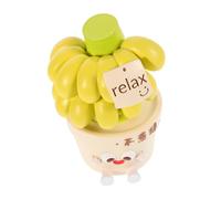 Veemoon Funny Potted Banana Decorative Ornament for Unique Faux Bonsai Model for Relaxation and Prosperity Desk Decoration for Room and Studio Spaces