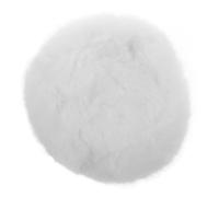 Veemoon Furry Microphone Windscreen Cover White - Noise-reducing Pop Filter with Mic Isolation Shield for Indoor Outdoor Use, Universal Condenser Mic Protection