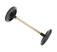 Veemoon Garbage Can Wheel Replacement Heavy Duty Rubber Wheel for Wheelie Bin for Street and Garden