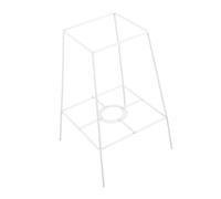 Veemoon Geometric Lamp Shade Frame Metal Holder Ring DIY Table Lamp Shade Adapter for Pendant Lighting White Wire Sturdy and Easy to Install Compatible with Various Bulbs