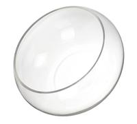 Veemoon Glass Fish Bowl 20cm Diameter Desktop Goldfish Bowl with 16cm Wide Mouth Hydroponic Plant Planter Suitable for Office and Home Decoration