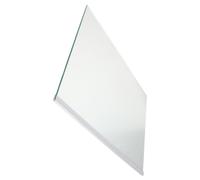 Veemoon Glass Fridge Shelf Replacement Tempered Refrigerator Glass Partition Divider for Easy Cleaning Storage and Versatile Freezer Organization