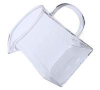 Veemoon Glass Kung Fu Tea Cup 350ml Small Tea Holder Multi-Function Milk Pitcher for Kitchen and Dining