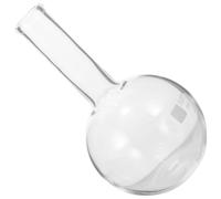 Veemoon Glass Long Neck Flat Bottom Flask 500ml Laboratory Experiment Glassware for Distillation Operations, Pharmaceutical Production