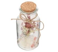 Veemoon Glass Wishing Bottle for Art Decoration and Photo Prop with Cork Stopper, Mini Bottle Adorable Unique Style Assorted style for and Home Display
