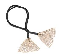 Veemoon Glitter Bow Hair Clip for Women Rhinestone Bun Maker Hair Accessory Easy to Use Lazy Curler Styling Tool Comfortable Secure Hold for Parties Weddings and Daily Use