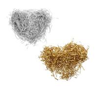 Veemoon Glitter Shredded Paper Gift Box Filler Dual Color Gold Silver Crinkle Cut Tissue for Christmas Wedding Birthday DIY Craft Hamper Basket Decoration