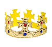 Veemoon Gold King Crown Brithday Crown Party Hat for Holiday Festival Baby Shower Photo Props Costume Dress Up Dance Party