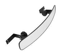 Veemoon Golf Cart Rear View Mirror Replacement Practical Mount Design Replaceable Abs and Glass Central Convex Rearview Mirror for Golf Buggy Accessories