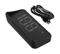 Veemoon Gps Speedometer for Car with Green Lcd Display, Vehicle Mounted Speedometer Featuring Plug-and-play USB Design and Vehicle Maintenance Reminders, for Dashboard Use in Cars