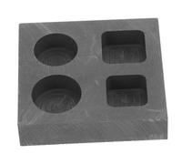 Veemoon Graphite Ingot Mold Metal Casting Mould for Gold Silver Metal Melting with High Thermal Stability Compact Uniform Heat Dissipation