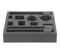 Veemoon Graphite Mold 11 Holes Smelting Molds Metal Pouring Lasting Service Life Black for Metal Casting