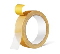 Veemoon Grid Double Sided Tape 30mm X 10m Roll Strong Adhesive Fabric Tape with 0.22mm Thickness for Rugs Clothes and Wall Applications
